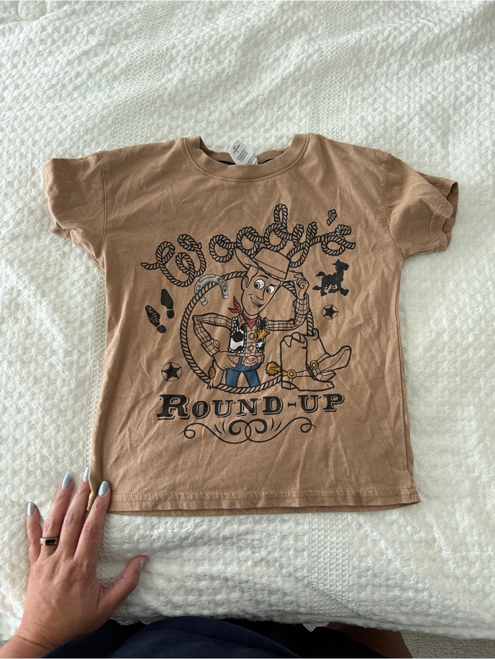 Disney Brown Woody Round-Up Graphic Tee